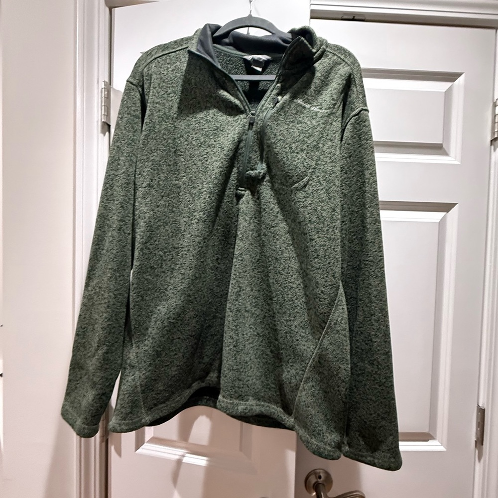 Eddie Bauer Men’s Green Quarter Zip